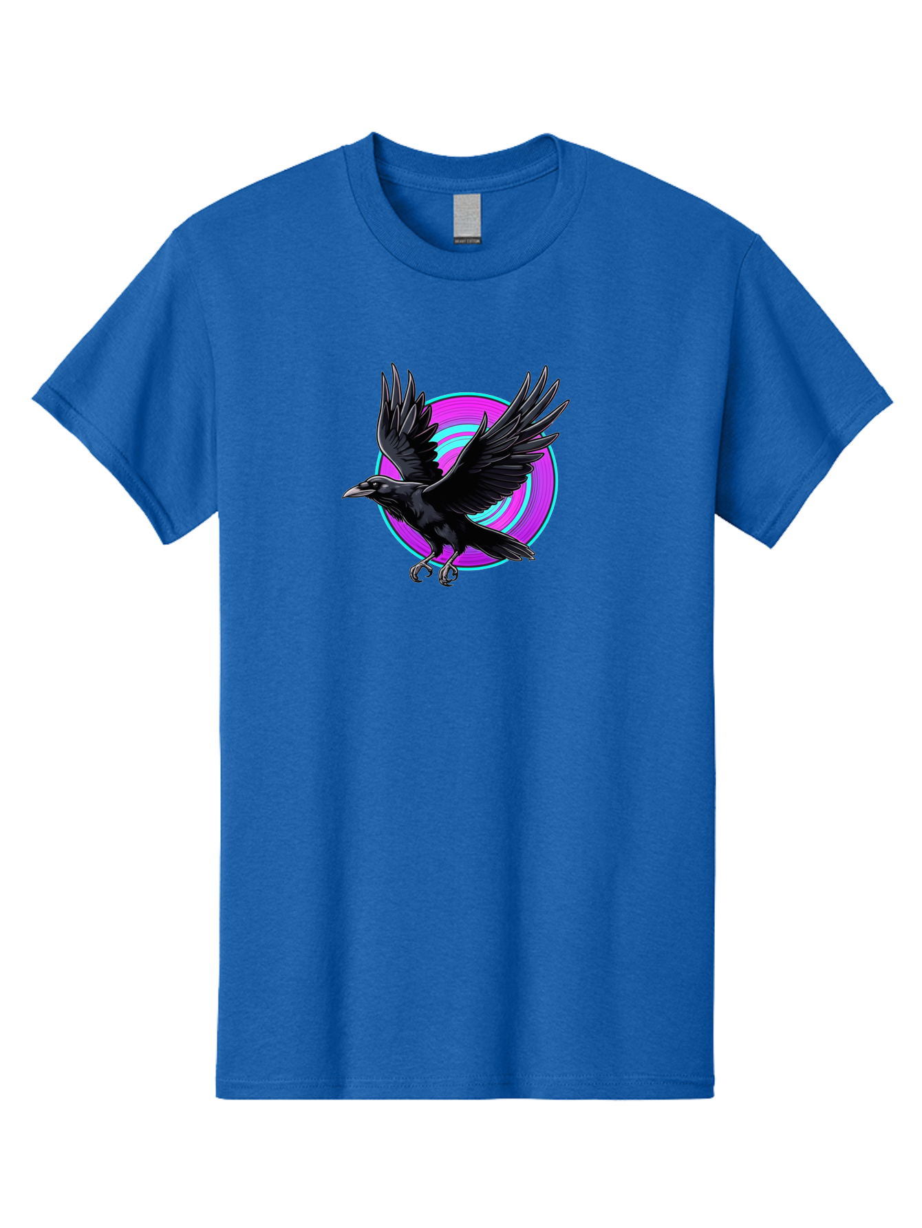 Crow-With-Spread-Wings Men'S Graphic Tee, 100% Cotton, Comfortable Casual Summer Wear, Machine Washable, Vintage Camera, Old Camera, Antique Camera, Black Camera, Classic Photography, Photography Equipment, Nostalgic Device, Film Camera, Bay105 3