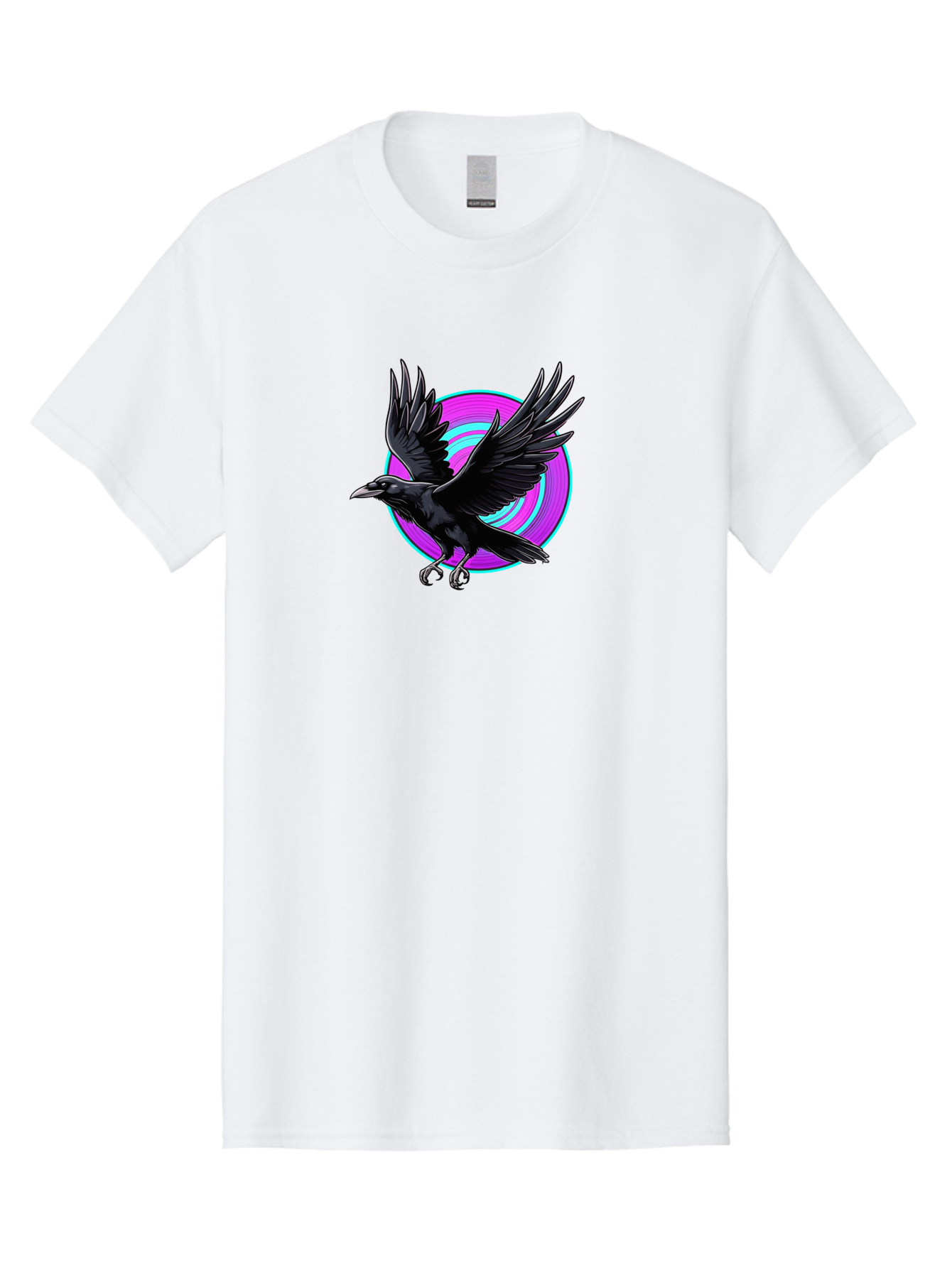 Crow-With-Spread-Wings Men'S Graphic Tee, 100% Cotton, Comfortable Casual Summer Wear, Machine Washable, Vintage Camera, Old Camera, Antique Camera, Black Camera, Classic Photography, Photography Equipment, Nostalgic Device, Film Camera, Bay105 12