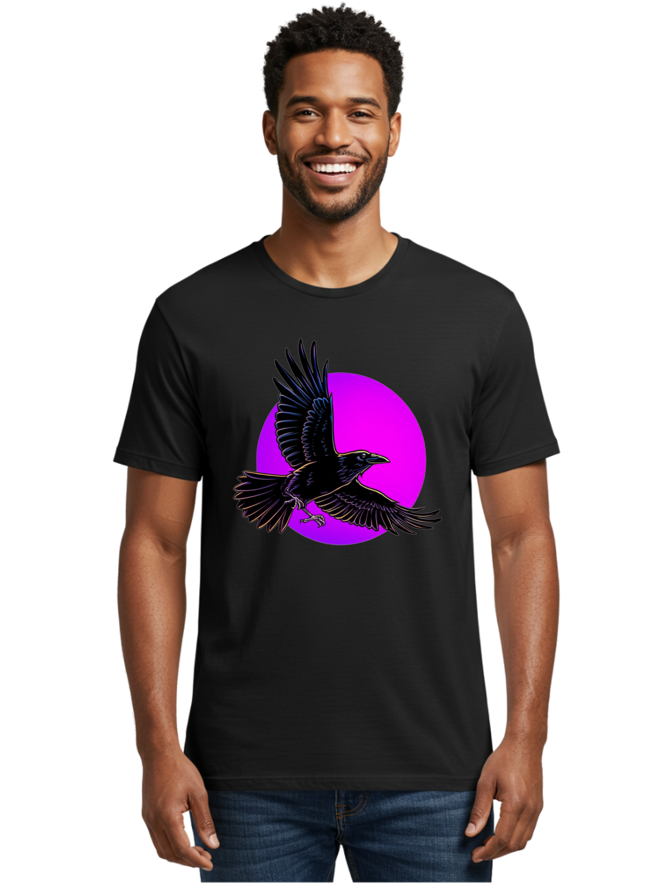 Crow Men'S Graphic Tee, 100% Cotton, Comfortable Casual Summer Wear, Machine Washable, Vintage Camera, Old Camera, Antique Camera, Black Camera, Classic Photography, Photography Equipment, Nostalgic Device, Film Camera, Camera Art Bay106 23