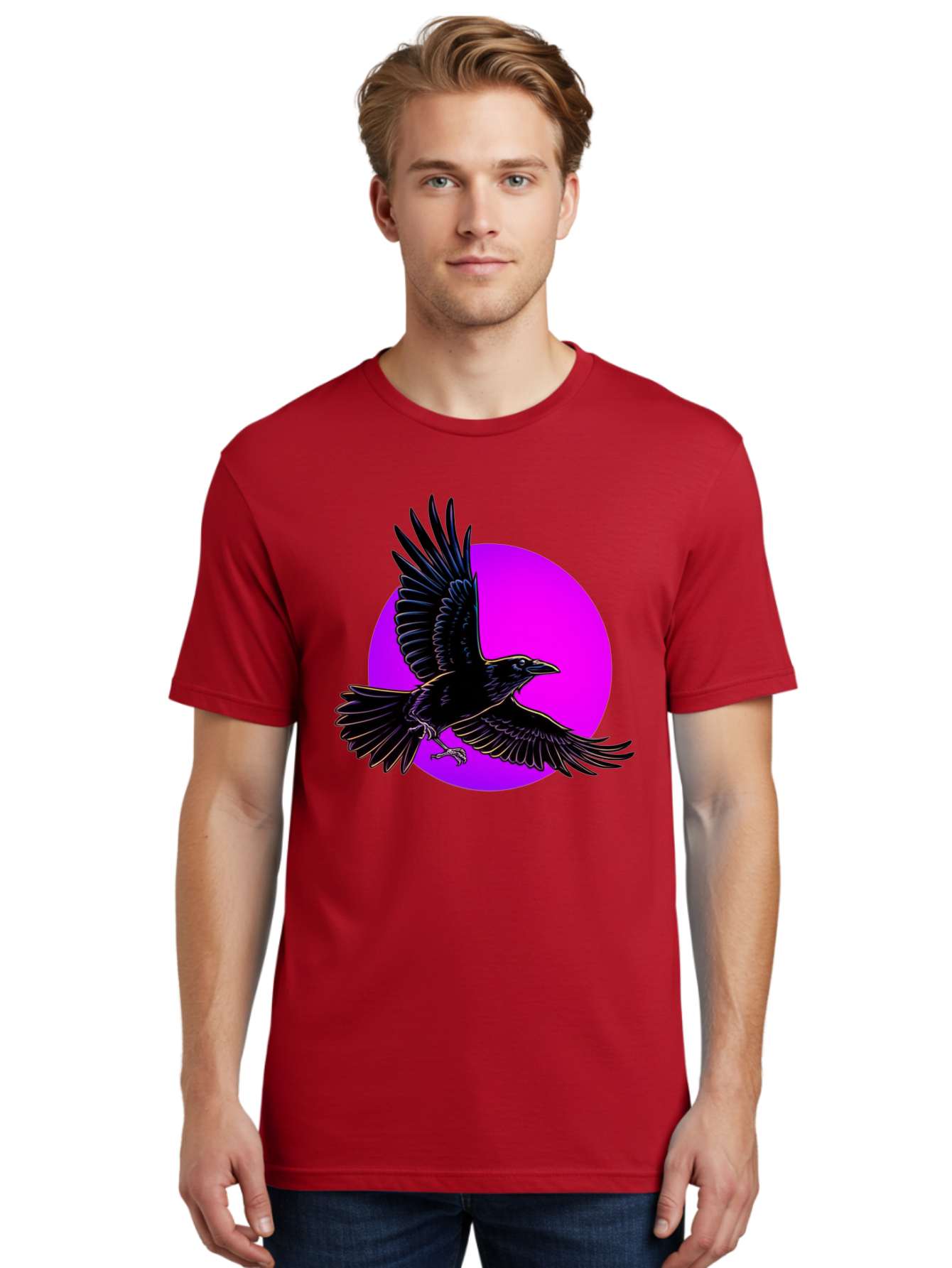 Crow Men'S Graphic Tee, 100% Cotton, Comfortable Casual Summer Wear, Machine Washable, Vintage Camera, Old Camera, Antique Camera, Black Camera, Classic Photography, Photography Equipment, Nostalgic Device, Film Camera, Camera Art Bay106 17