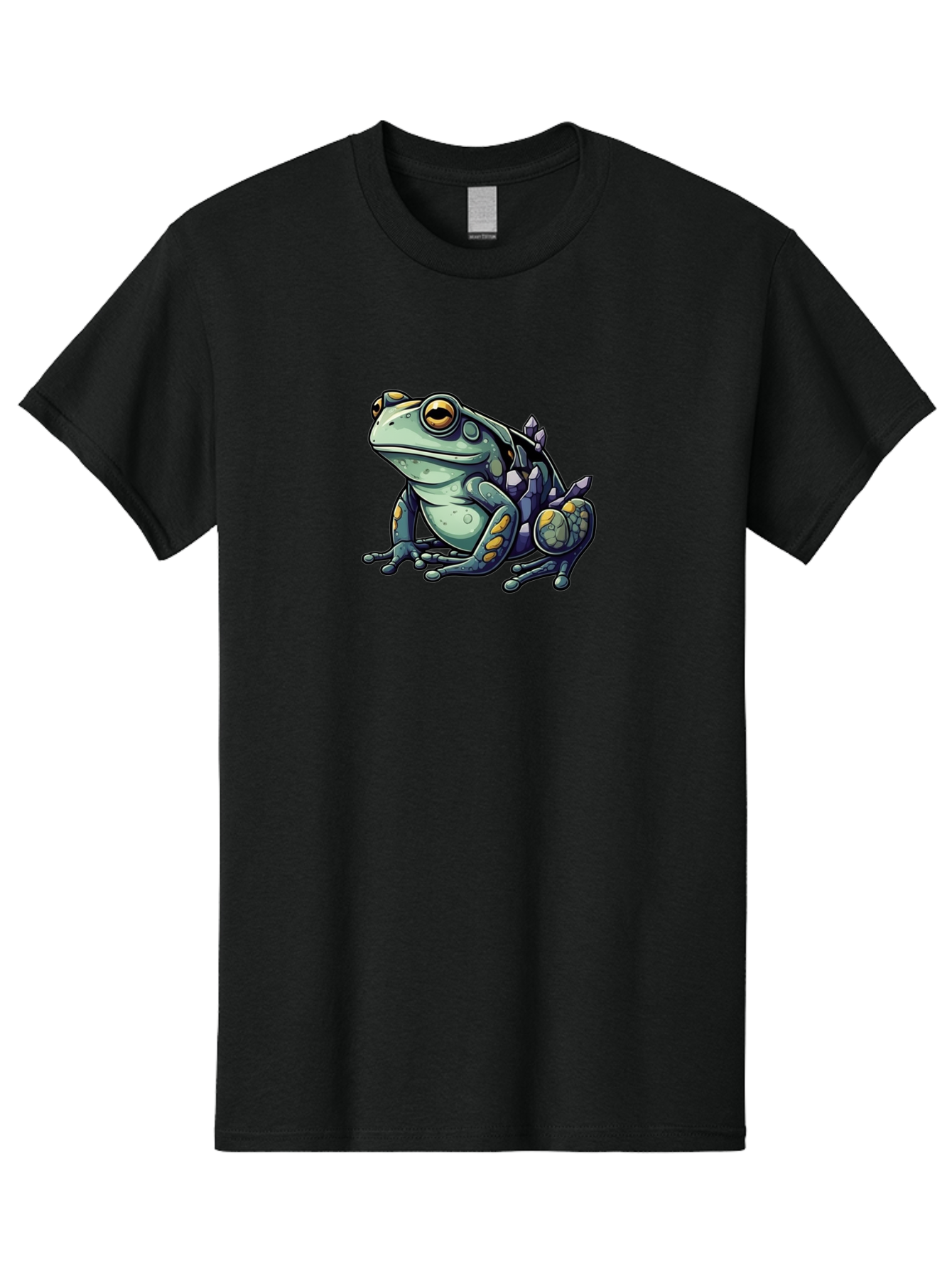 Crystal-Frog-2 Men'S Graphic Tee, 100% Cotton, Comfortable Casual Summer Wear, Machine Washable, Vintage Camera, Old Camera, Antique Camera, Black Camera, Classic Photography, Photography Equipment, Nostalgic Device, Film Camera, Camera Art Bay110 15