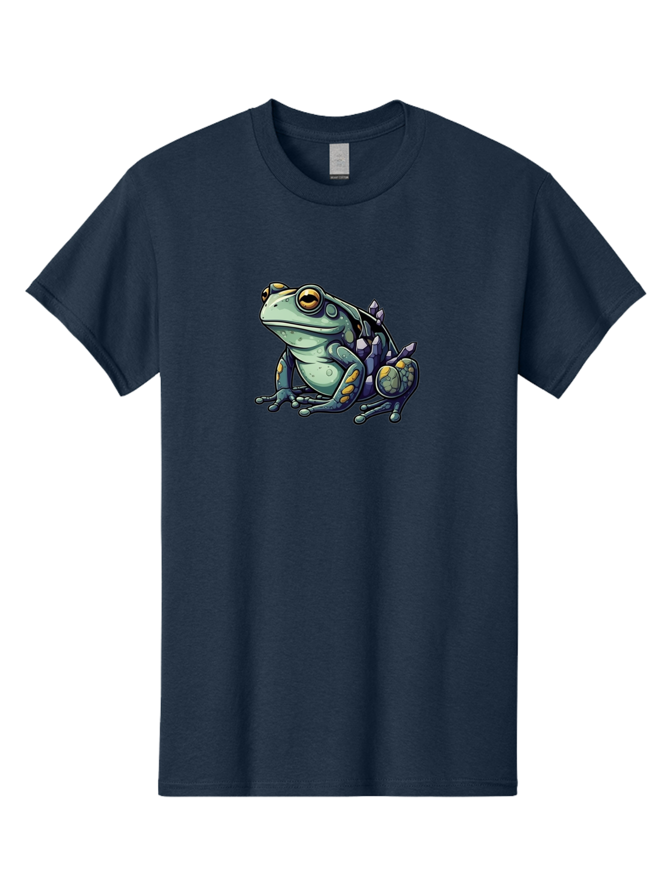 Crystal-Frog-2 Men'S Graphic Tee, 100% Cotton, Comfortable Casual Summer Wear, Machine Washable, Vintage Camera, Old Camera, Antique Camera, Black Camera, Classic Photography, Photography Equipment, Nostalgic Device, Film Camera, Camera Art Bay110