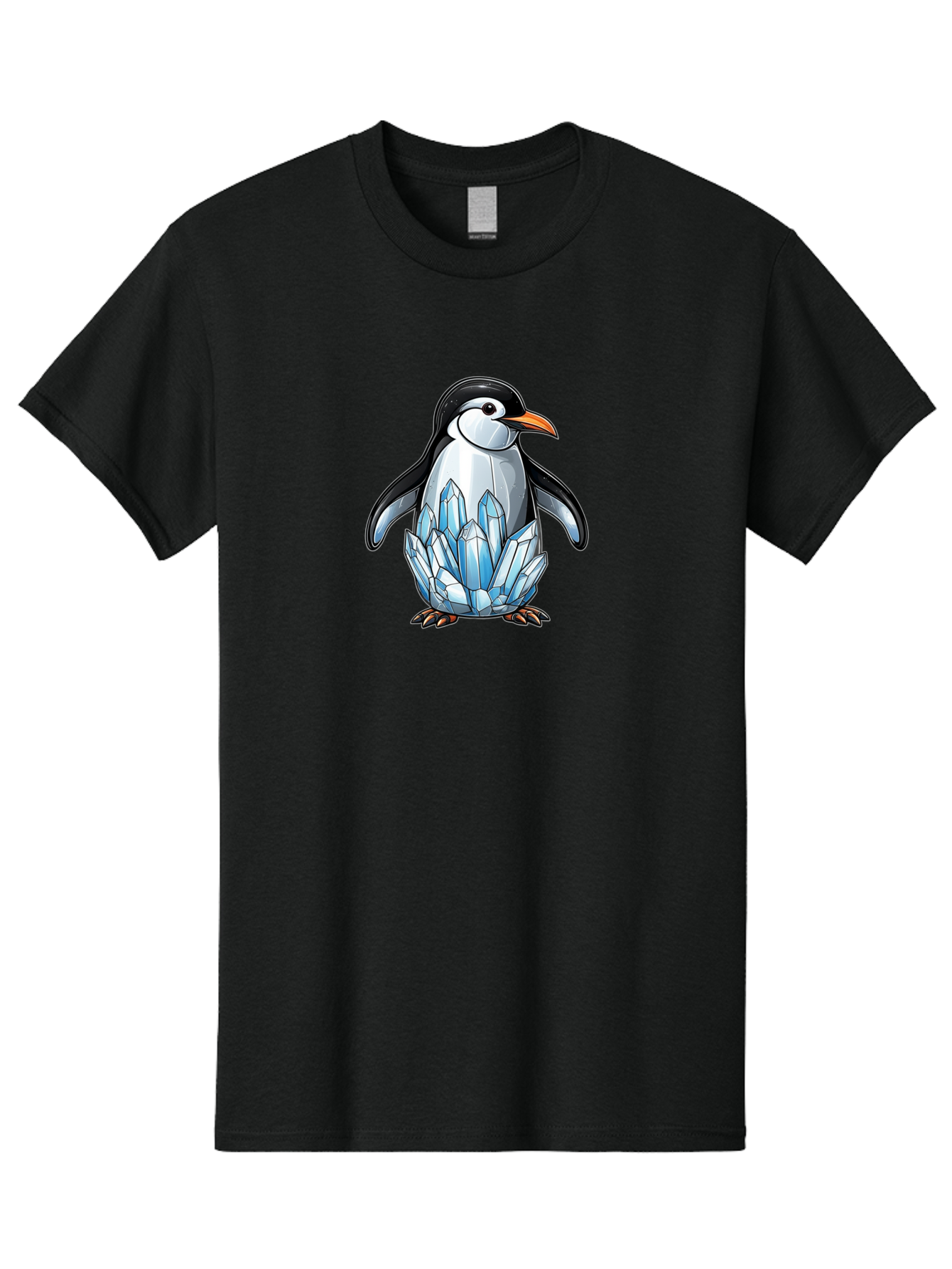 Crystal-Penguin-1 Men'S Graphic Tee, 100% Cotton, Comfortable Casual Summer Wear, Machine Washable, Vintage Camera, Old Camera, Antique Camera, Black Camera, Classic Photography, Photography Equipment, Nostalgic Device, Film Camera, Camera Art Bay114 14