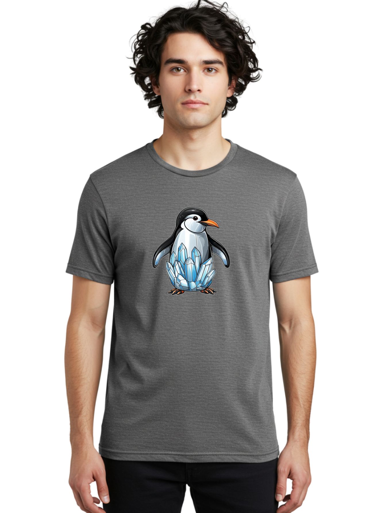 Crystal-Penguin-1 Men'S Graphic Tee, 100% Cotton, Comfortable Casual Summer Wear, Machine Washable, Vintage Camera, Old Camera, Antique Camera, Black Camera, Classic Photography, Photography Equipment, Nostalgic Device, Film Camera, Camera Art Bay114 23