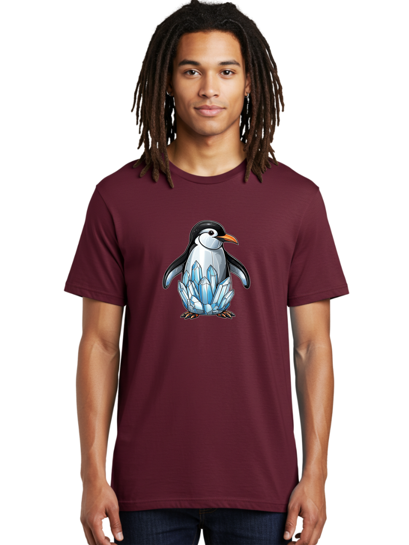 Crystal-Penguin-1 Men'S Graphic Tee, 100% Cotton, Comfortable Casual Summer Wear, Machine Washable, Vintage Camera, Old Camera, Antique Camera, Black Camera, Classic Photography, Photography Equipment, Nostalgic Device, Film Camera, Camera Art Bay114 24