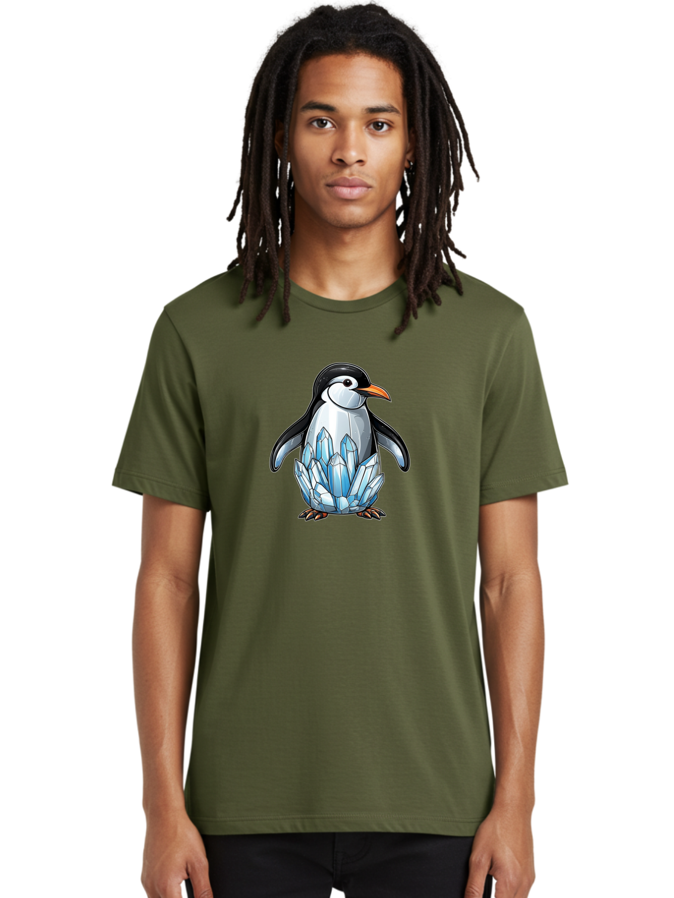 Crystal-Penguin-1 Men'S Graphic Tee, 100% Cotton, Comfortable Casual Summer Wear, Machine Washable, Vintage Camera, Old Camera, Antique Camera, Black Camera, Classic Photography, Photography Equipment, Nostalgic Device, Film Camera, Camera Art Bay114 17