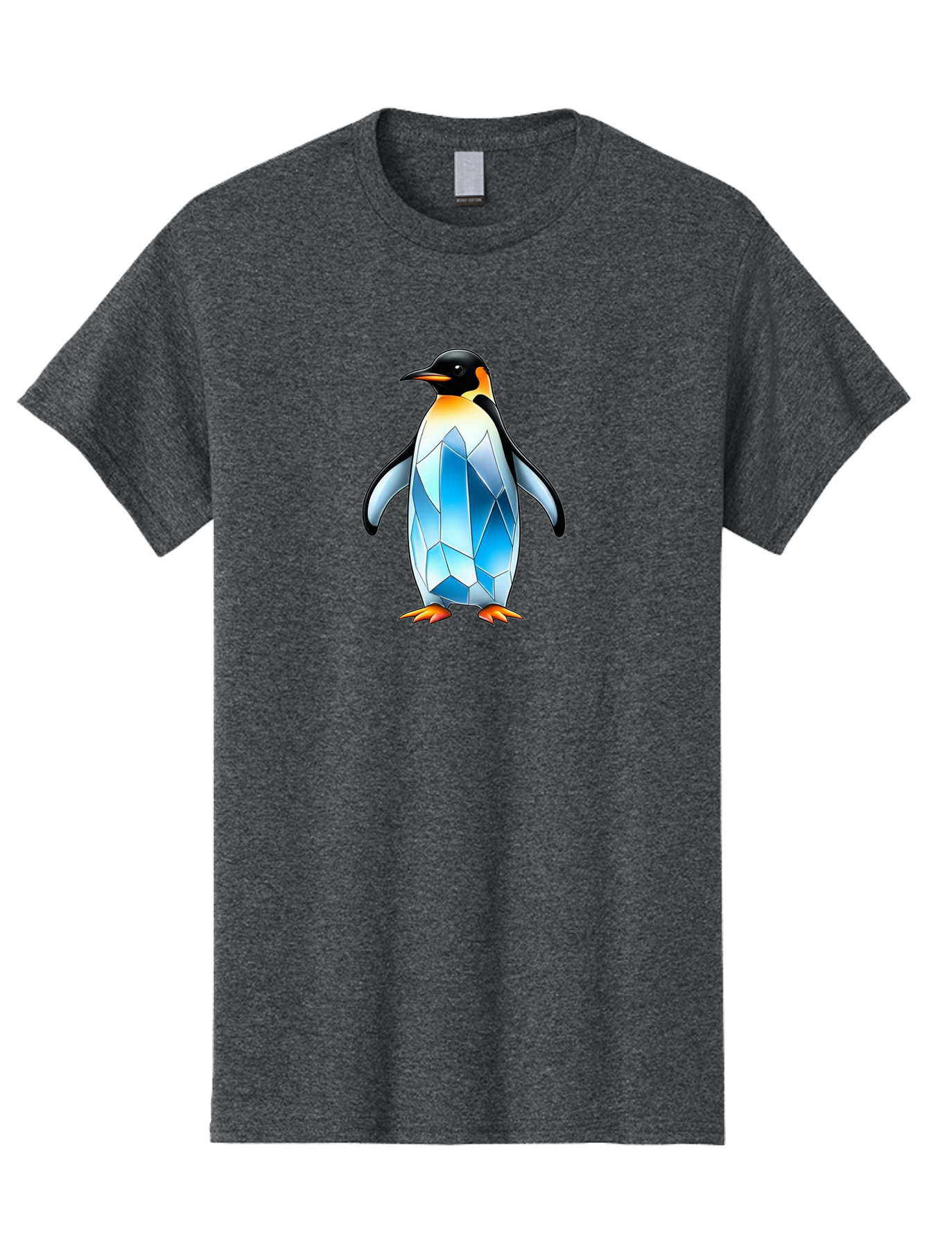Crystal-Penguin-2 Men'S Graphic Tee, 100% Cotton, Comfortable Casual Summer Wear, Machine Washable, Vintage Camera, Old Camera, Antique Camera, Black Camera, Classic Photography, Photography Equipment, Nostalgic Device, Film Camera, Camera Art Bay115
