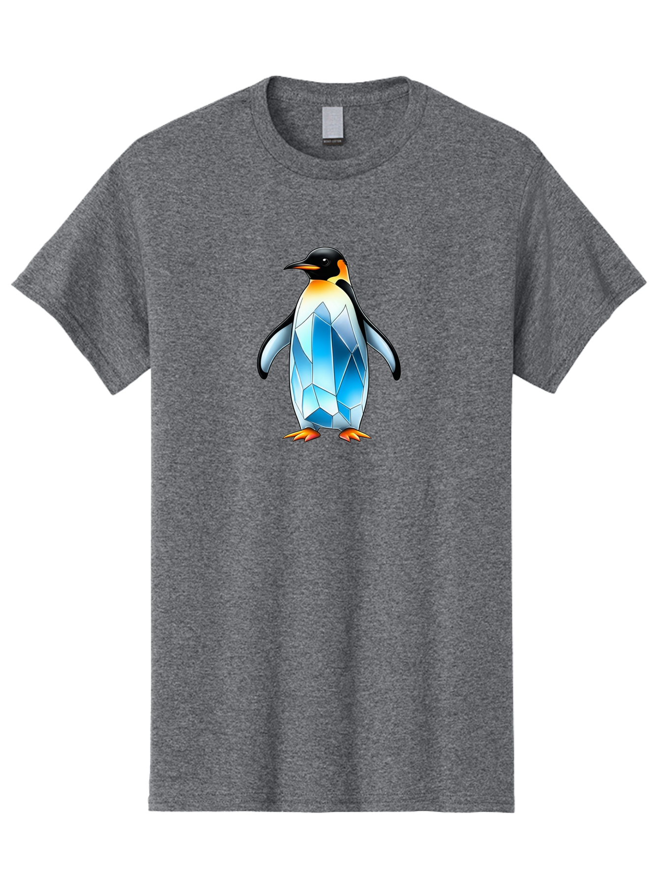 Crystal-Penguin-2 Men'S Graphic Tee, 100% Cotton, Comfortable Casual Summer Wear, Machine Washable, Vintage Camera, Old Camera, Antique Camera, Black Camera, Classic Photography, Photography Equipment, Nostalgic Device, Film Camera, Camera Art Bay115 15