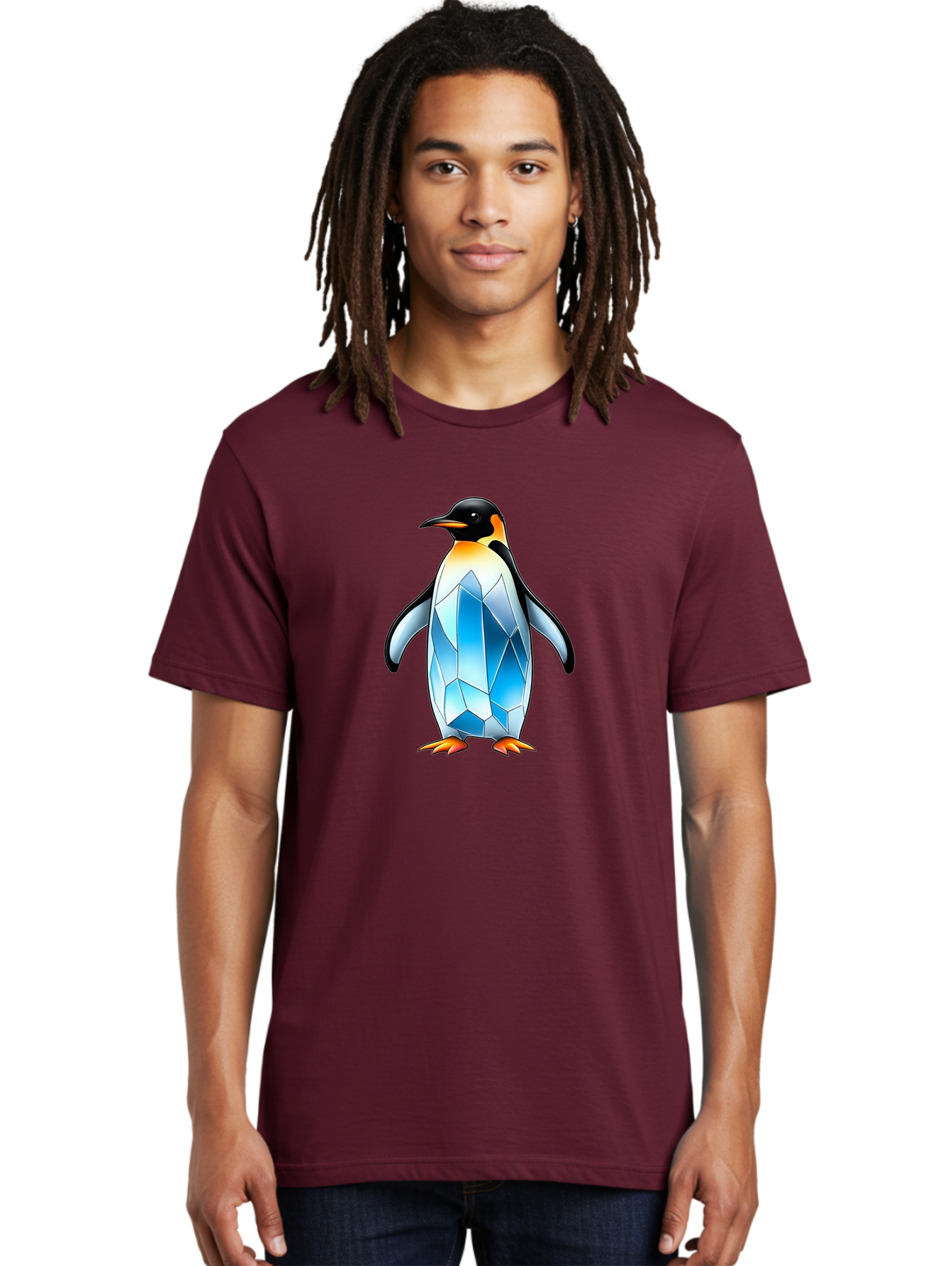 Crystal-Penguin-2 Men'S Graphic Tee, 100% Cotton, Comfortable Casual Summer Wear, Machine Washable, Vintage Camera, Old Camera, Antique Camera, Black Camera, Classic Photography, Photography Equipment, Nostalgic Device, Film Camera, Camera Art Bay115 29
