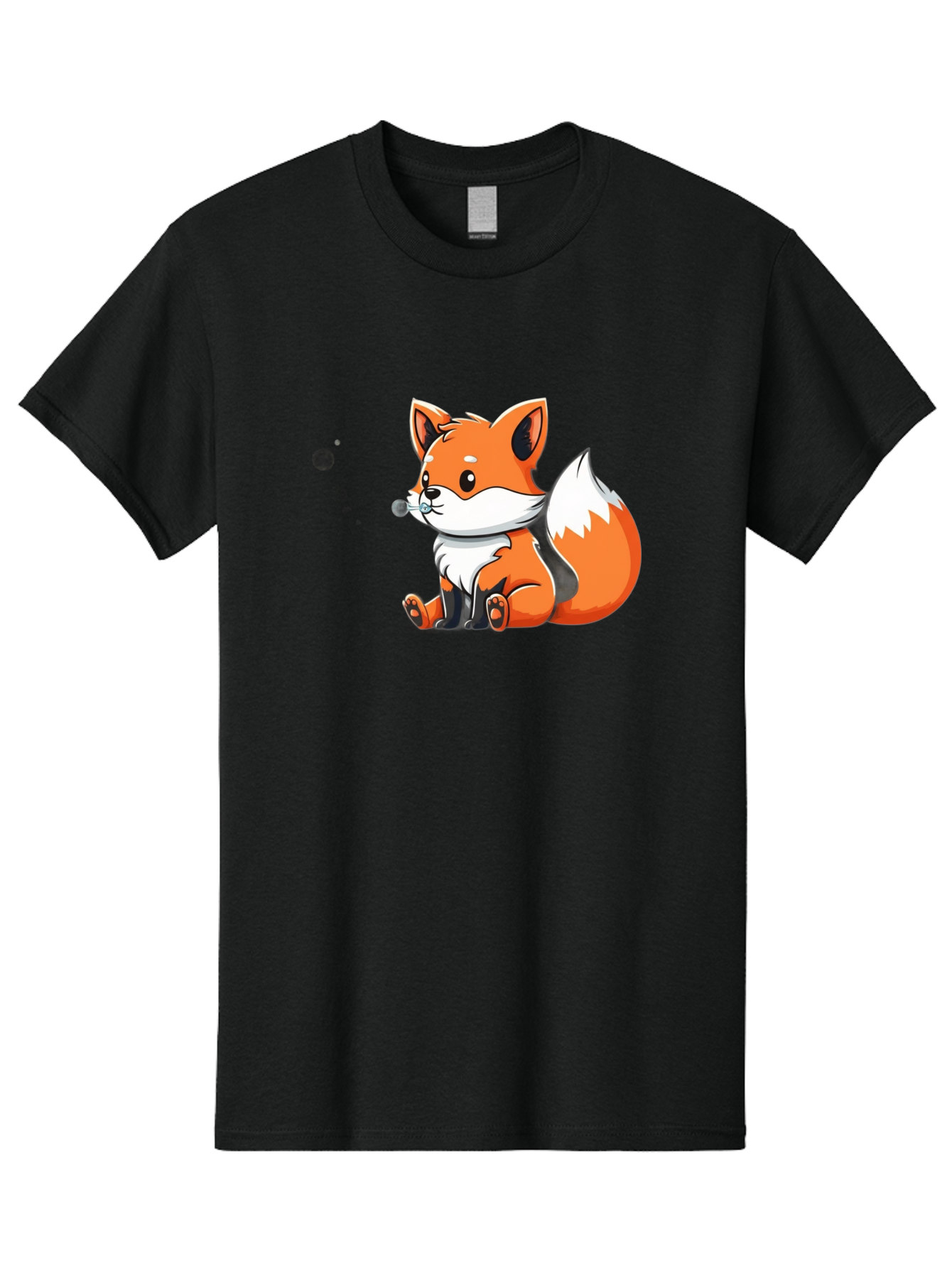 Cute-Cartoon-Fox-1 Men'S Graphic Tee, 100% Cotton, Comfortable Casual Summer Wear, Machine Washable, Vintage Camera, Old Camera, Antique Camera, Black Camera, Classic Photography, Photography Equipment, Nostalgic Device, Film Camera, Bay132