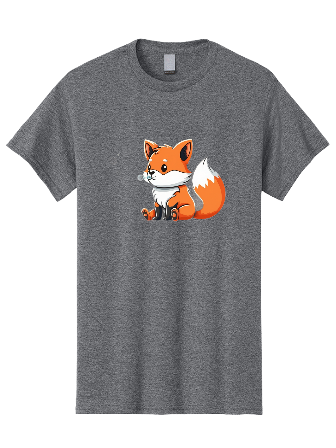Cute-Cartoon-Fox-1 Men'S Graphic Tee, 100% Cotton, Comfortable Casual Summer Wear, Machine Washable, Vintage Camera, Old Camera, Antique Camera, Black Camera, Classic Photography, Photography Equipment, Nostalgic Device, Film Camera, Bay132 5