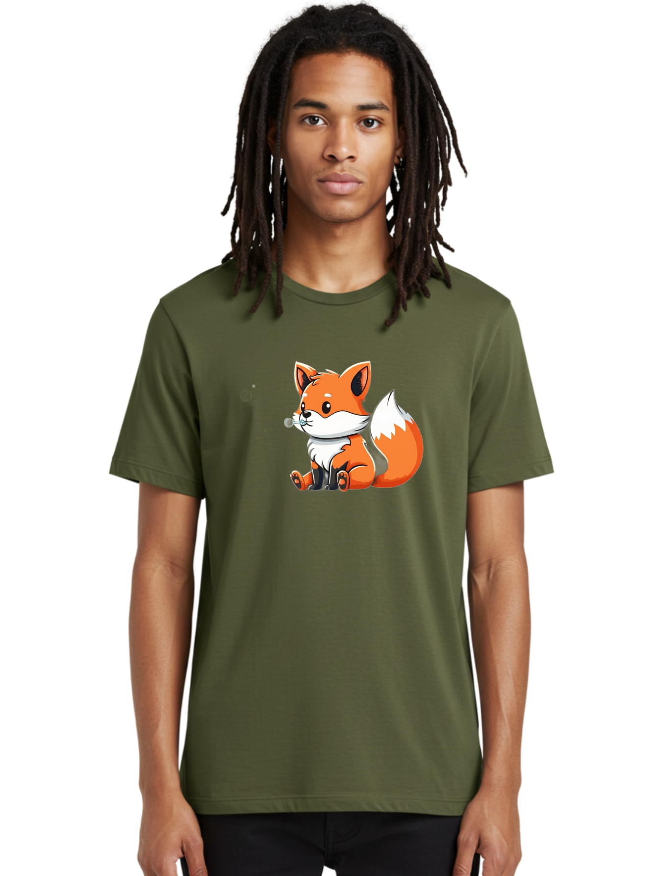 Cute-Cartoon-Fox-1 Men'S Graphic Tee, 100% Cotton, Comfortable Casual Summer Wear, Machine Washable, Vintage Camera, Old Camera, Antique Camera, Black Camera, Classic Photography, Photography Equipment, Nostalgic Device, Film Camera, Bay132 27