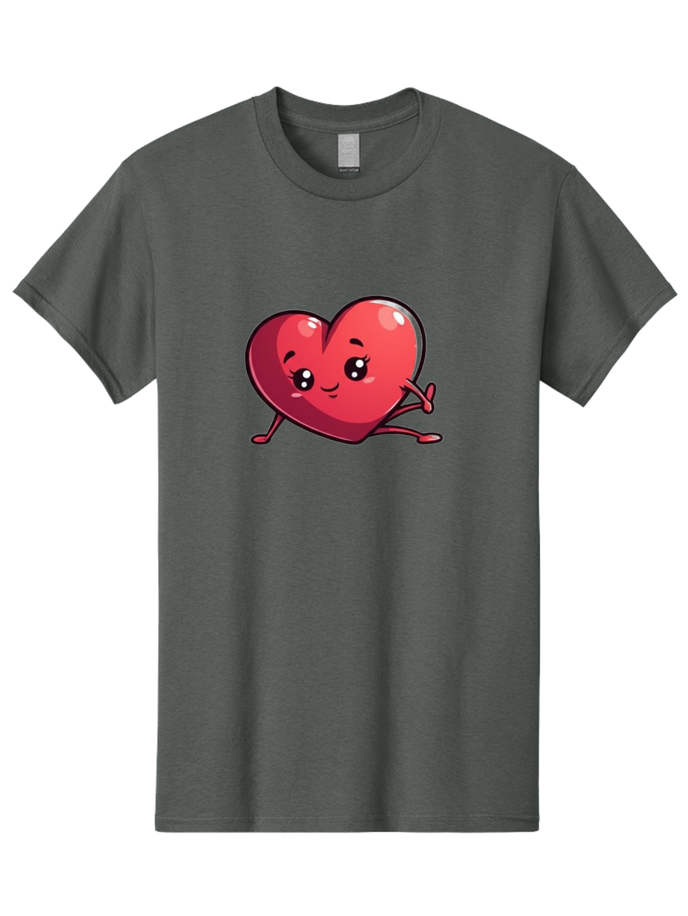 Cute-Heart-Character Men'S Graphic Tee, 100% Cotton, Comfortable Casual Summer Wear, Machine Washable, Vintage Camera, Old Camera, Antique Camera, Black Camera, Classic Photography, Photography Equipment, Nostalgic Device, Film Camera, Bay134 4