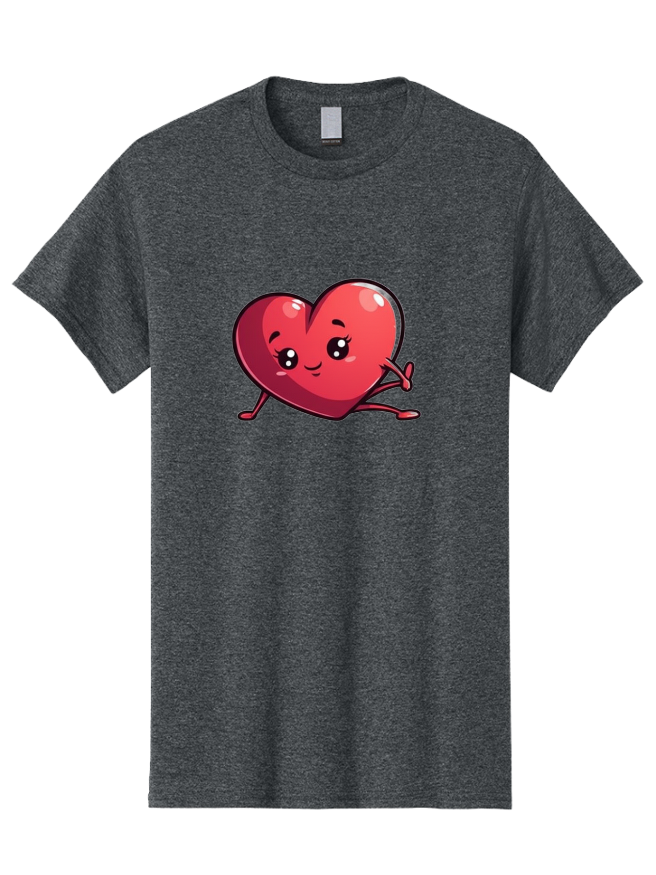 Cute-Heart-Character Men'S Graphic Tee, 100% Cotton, Comfortable Casual Summer Wear, Machine Washable, Vintage Camera, Old Camera, Antique Camera, Black Camera, Classic Photography, Photography Equipment, Nostalgic Device, Film Camera, Bay134 11