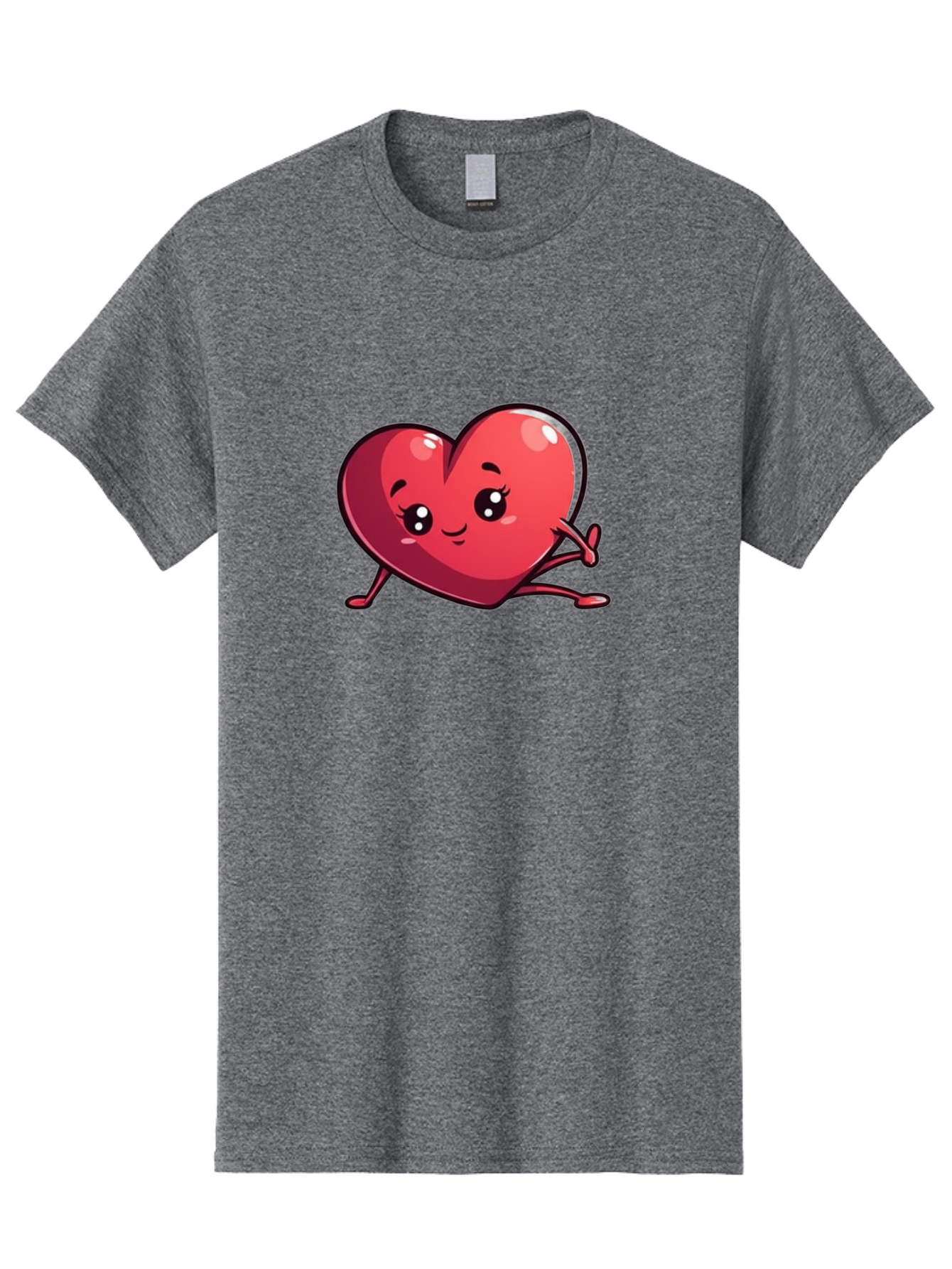 Cute-Heart-Character Men'S Graphic Tee, 100% Cotton, Comfortable Casual Summer Wear, Machine Washable, Vintage Camera, Old Camera, Antique Camera, Black Camera, Classic Photography, Photography Equipment, Nostalgic Device, Film Camera, Bay134 8