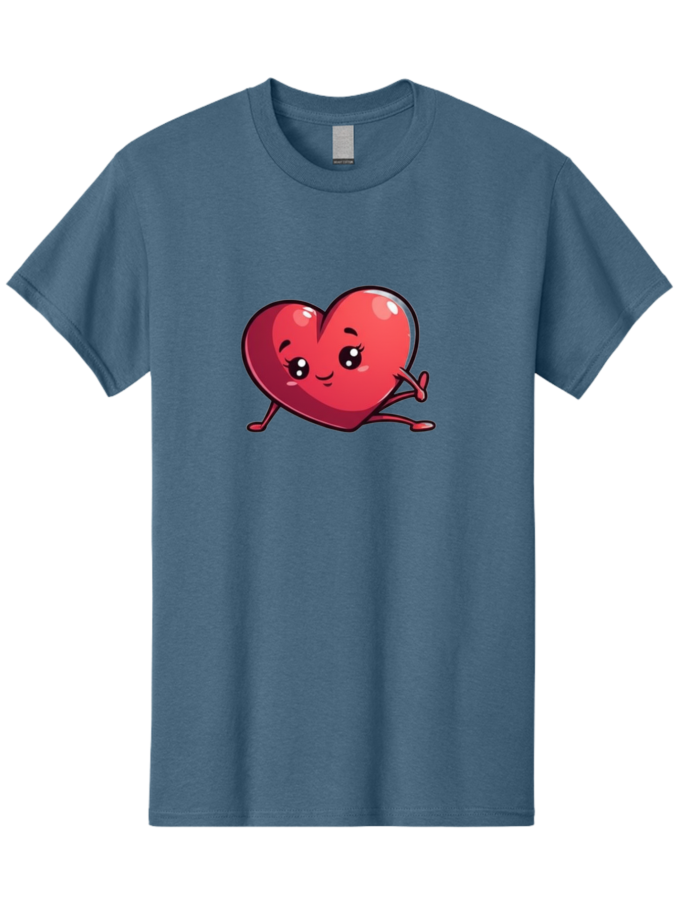 Cute-Heart-Character Men'S Graphic Tee, 100% Cotton, Comfortable Casual Summer Wear, Machine Washable, Vintage Camera, Old Camera, Antique Camera, Black Camera, Classic Photography, Photography Equipment, Nostalgic Device, Film Camera, Bay134