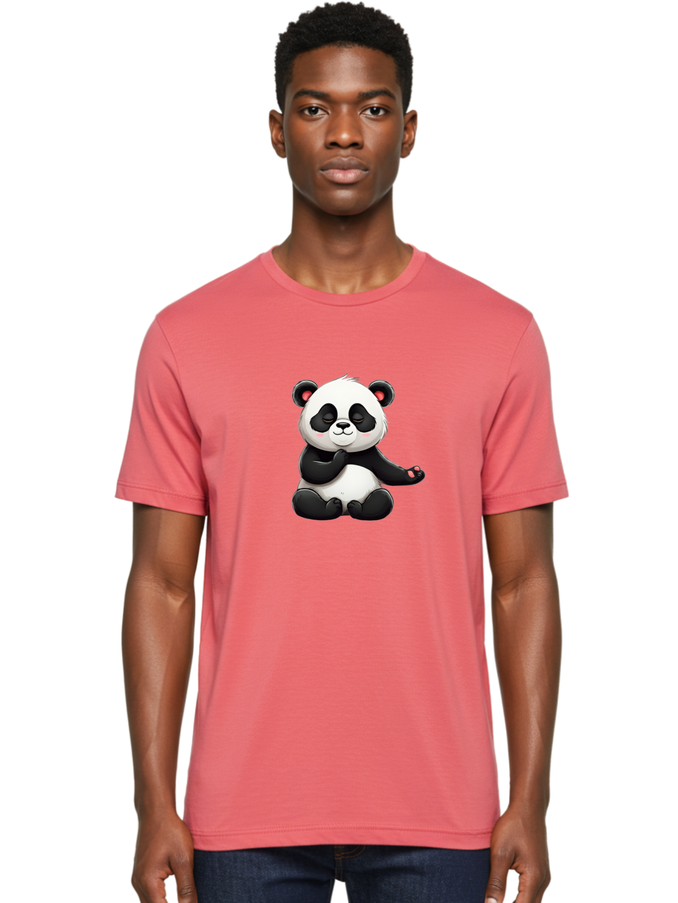 Cute-Panda-1 Men'S Graphic Tee, 100% Cotton, Comfortable Casual Summer Wear, Machine Washable, Vintage Camera, Old Camera, Antique Camera, Black Camera, Classic Photography, Photography Equipment, Nostalgic Device, Film Camera, Camera Art Bay135 25