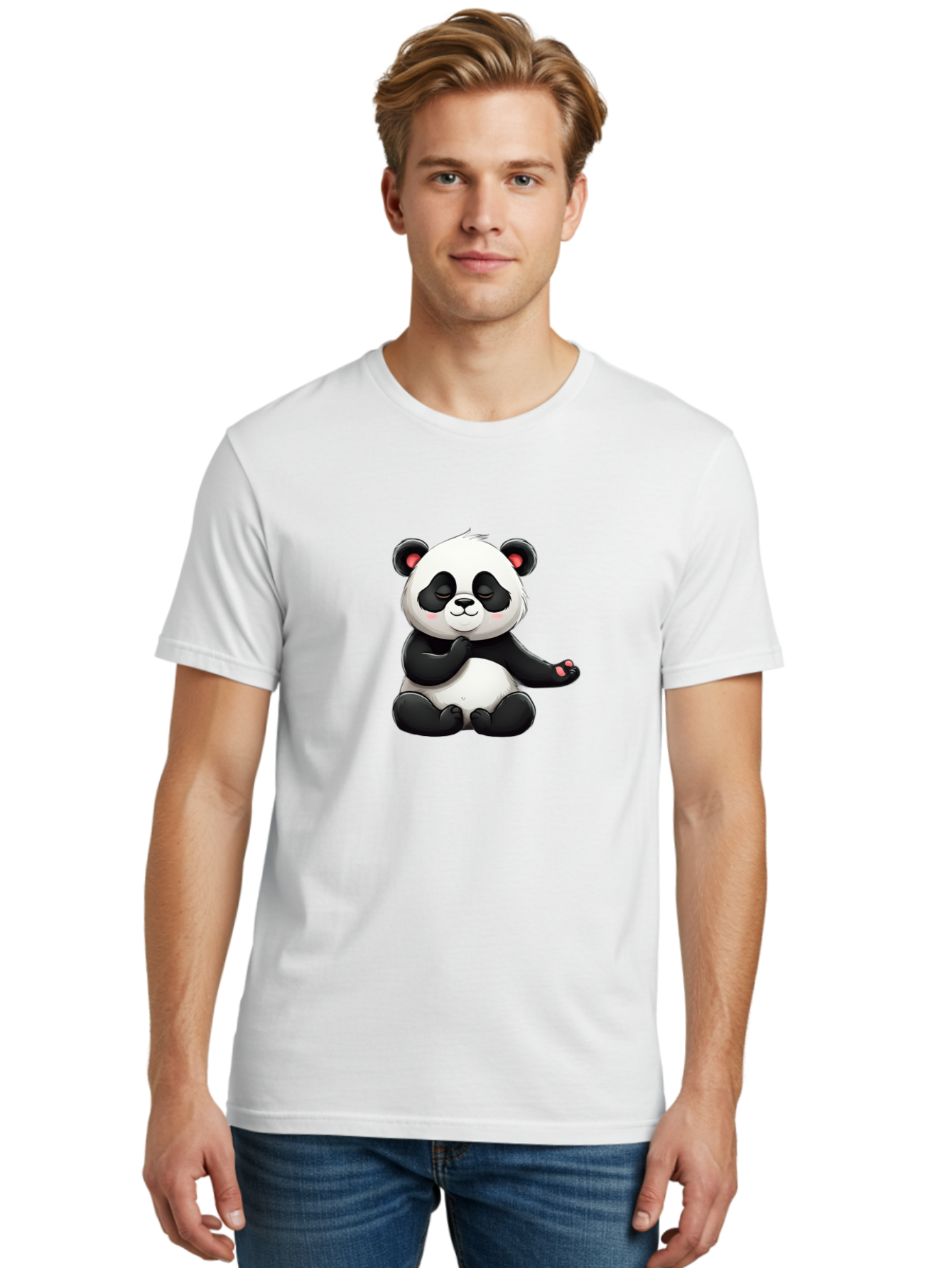 Cute-Panda-1 Men'S Graphic Tee, 100% Cotton, Comfortable Casual Summer Wear, Machine Washable, Vintage Camera, Old Camera, Antique Camera, Black Camera, Classic Photography, Photography Equipment, Nostalgic Device, Film Camera, Camera Art Bay135 20