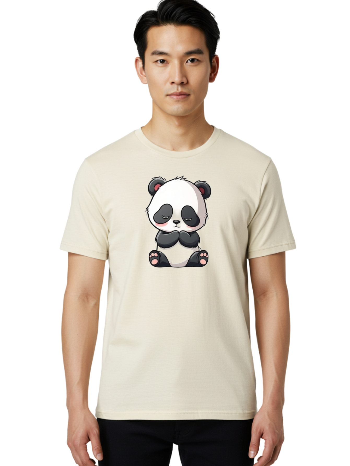 Cute-Panda-2 Men'S Graphic Tee, 100% Cotton, Comfortable Casual Summer Wear, Machine Washable, Vintage Camera, Old Camera, Antique Camera, Black Camera, Classic Photography, Photography Equipment, Nostalgic Device, Film Camera, Camera Art Bay136 16