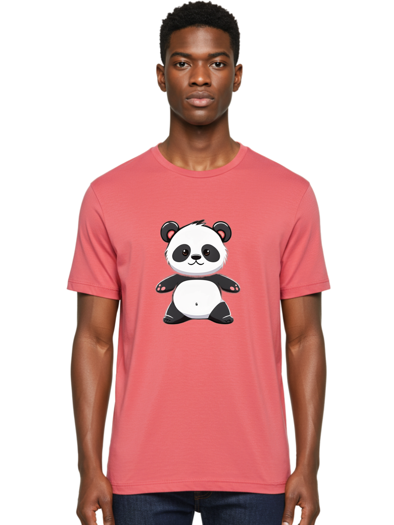 Cute-Panda-3 Men'S Graphic Tee, 100% Cotton, Comfortable Casual Summer Wear, Machine Washable, Vintage Camera, Old Camera, Antique Camera, Black Camera, Classic Photography, Photography Equipment, Nostalgic Device, Film Camera, Camera Art Bay137 21