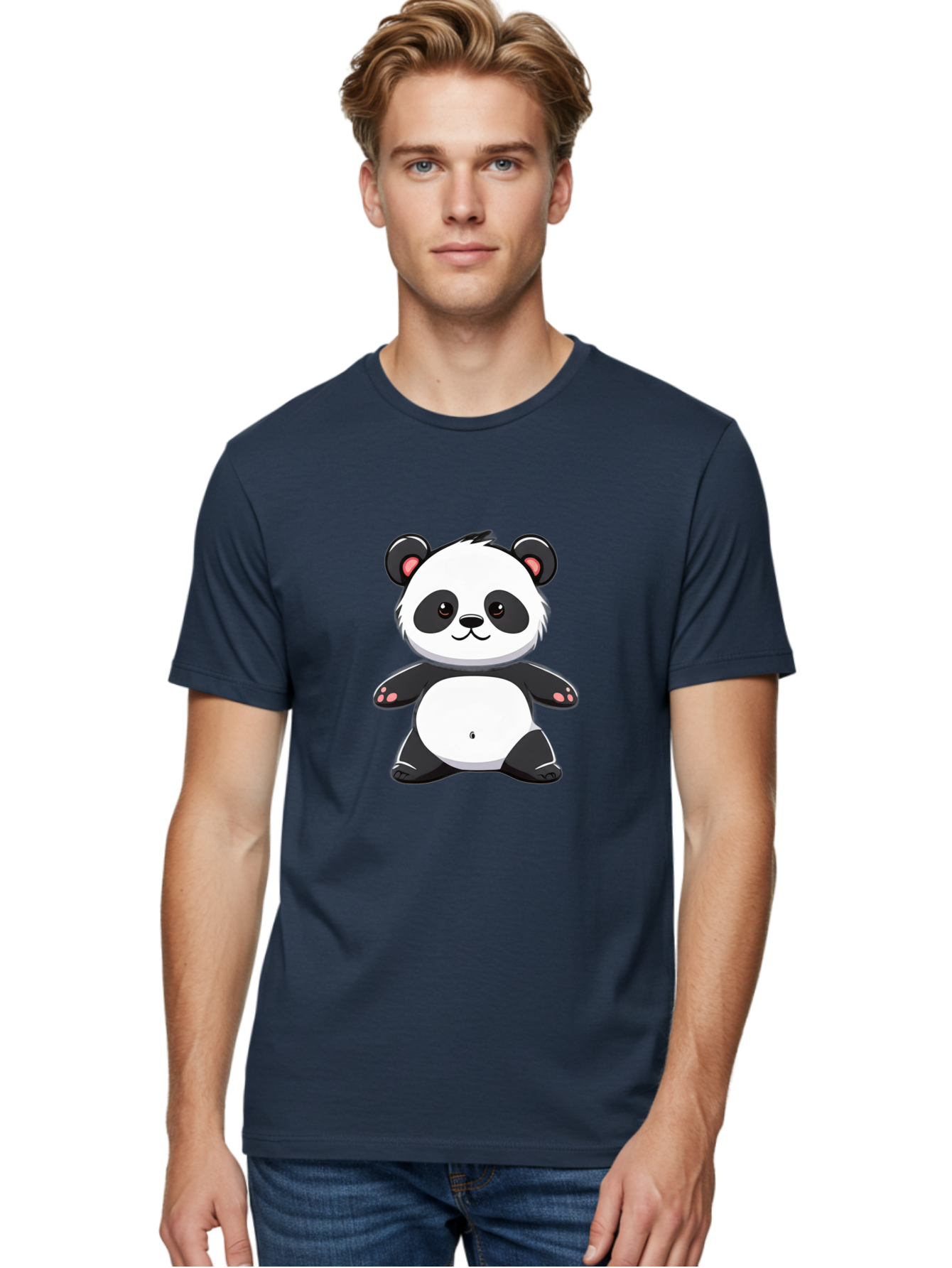 Cute-Panda-3 Men'S Graphic Tee, 100% Cotton, Comfortable Casual Summer Wear, Machine Washable, Vintage Camera, Old Camera, Antique Camera, Black Camera, Classic Photography, Photography Equipment, Nostalgic Device, Film Camera, Camera Art Bay137 28