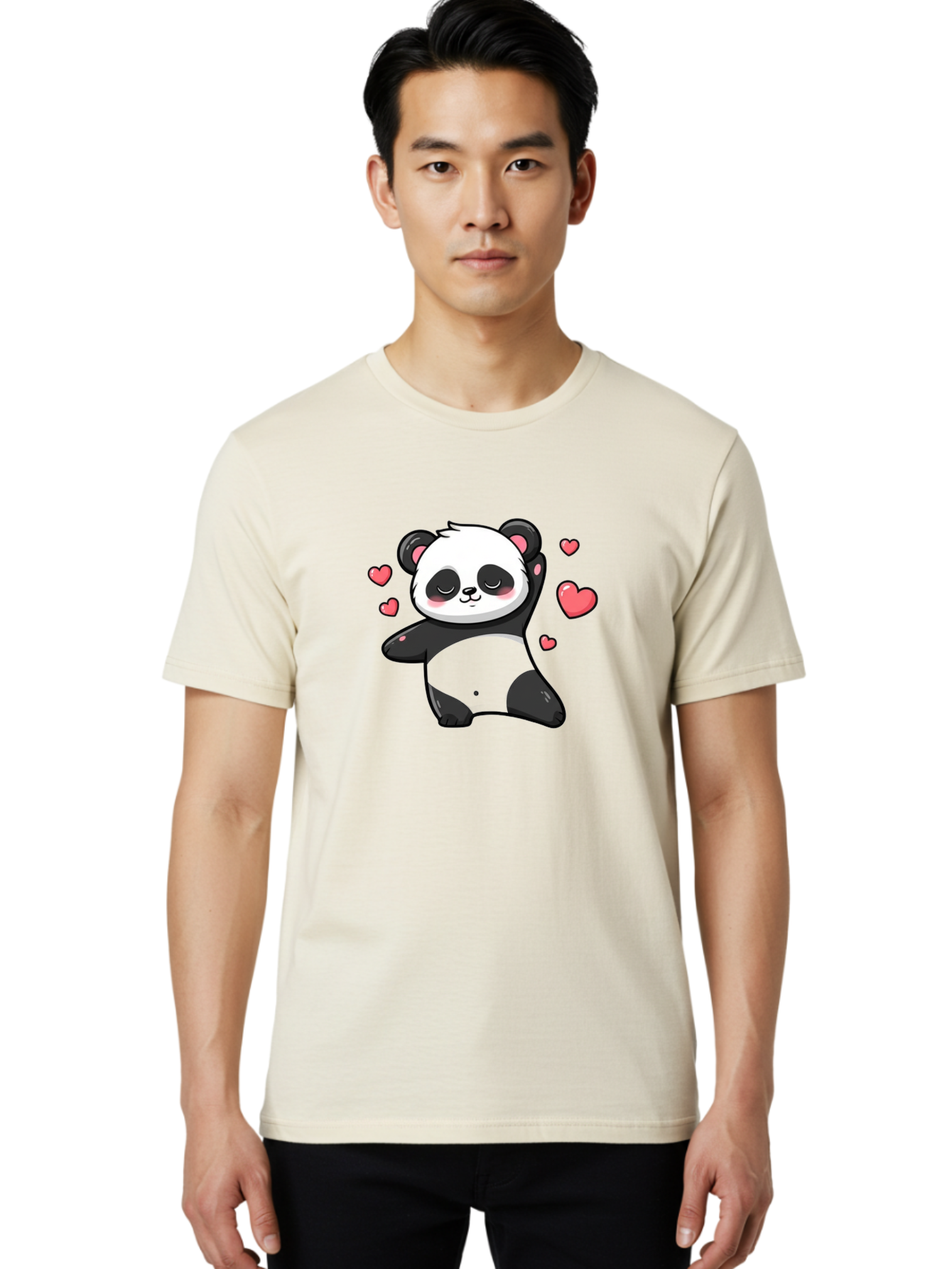 Cute-Panda-4 Men'S Graphic Tee, 100% Cotton, Comfortable Casual Summer Wear, Machine Washable, Vintage Camera, Old Camera, Antique Camera, Black Camera, Classic Photography, Photography Equipment, Nostalgic Device, Film Camera, Camera Art Bay138 23