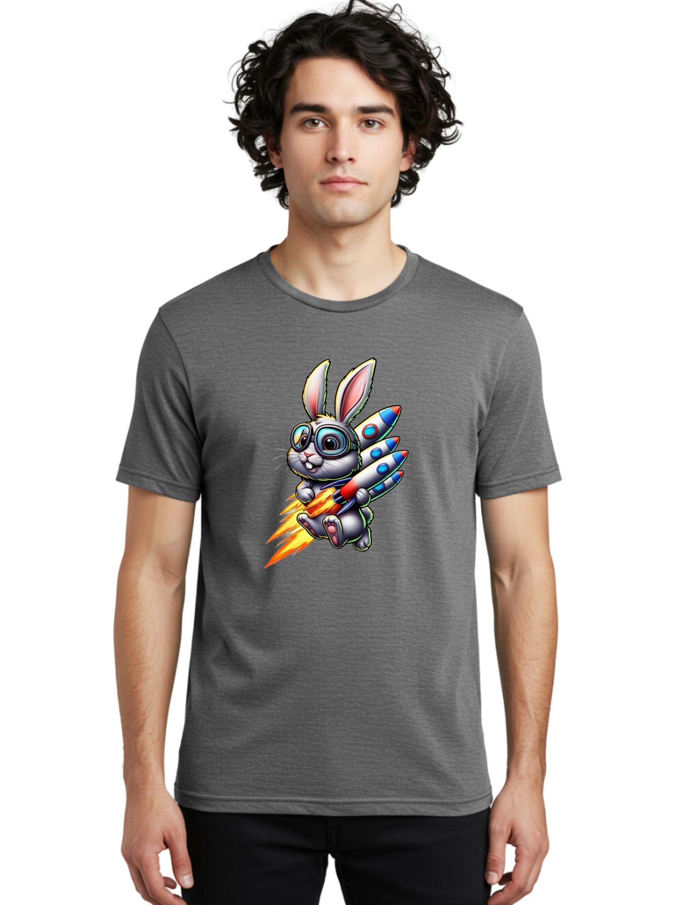 Cyber-Bunny Men'S Graphic Tee, 100% Cotton, Comfortable Casual Summer Wear, Machine Washable, Vintage Camera, Old Camera, Antique Camera, Black Camera, Classic Photography, Photography Equipment, Nostalgic Device, Film Camera, Camera Art Bay141 30