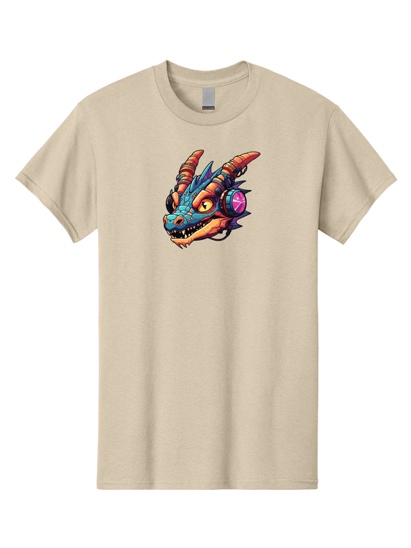 Cyber-Dragon-Head Men'S Graphic Tee, 100% Cotton, Comfortable Casual Summer Wear, Machine Washable, Vintage Camera, Old Camera, Antique Camera, Black Camera, Classic Photography, Photography Equipment, Nostalgic Device, Film Camera, Camera Art Bay143 9