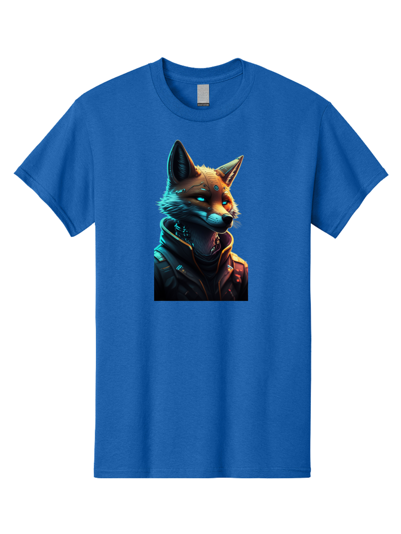 Cyberpunk-Fox-1 Men'S Graphic Tee, 100% Cotton, Comfortable Casual Summer Wear, Machine Washable, Vintage Camera, Old Camera, Antique Camera, Black Camera, Classic Photography, Photography Equipment, Nostalgic Device, Film Camera, Camera Art Bay148 15