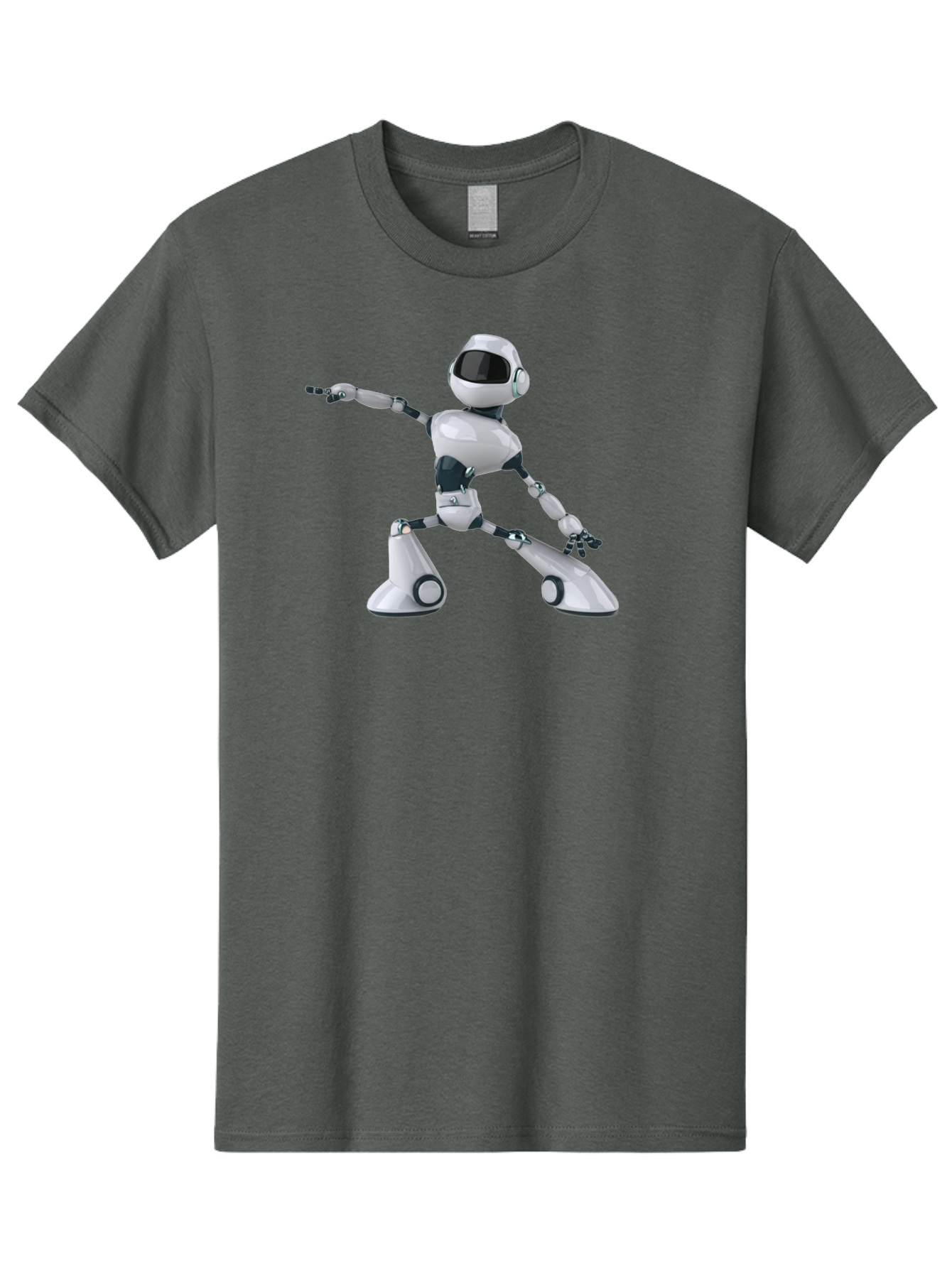Dancing-Robot-1 Men'S Graphic Tee, 100% Cotton, Comfortable Casual Summer Wear, Machine Washable, Vintage Camera, Old Camera, Antique Camera, Black Camera, Classic Photography, Photography Equipment, Nostalgic Device, Film Camera, Camera Art Bay156 4
