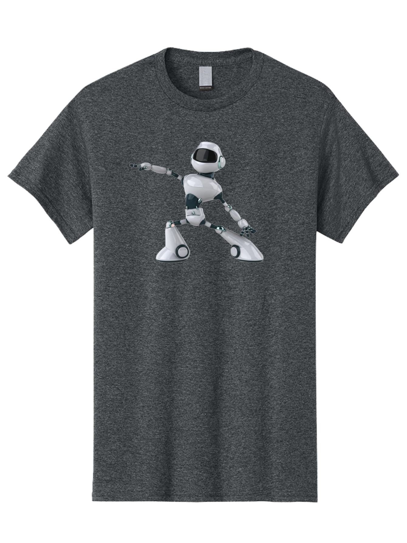Dancing-Robot-1 Men'S Graphic Tee, 100% Cotton, Comfortable Casual Summer Wear, Machine Washable, Vintage Camera, Old Camera, Antique Camera, Black Camera, Classic Photography, Photography Equipment, Nostalgic Device, Film Camera, Camera Art Bay156 7