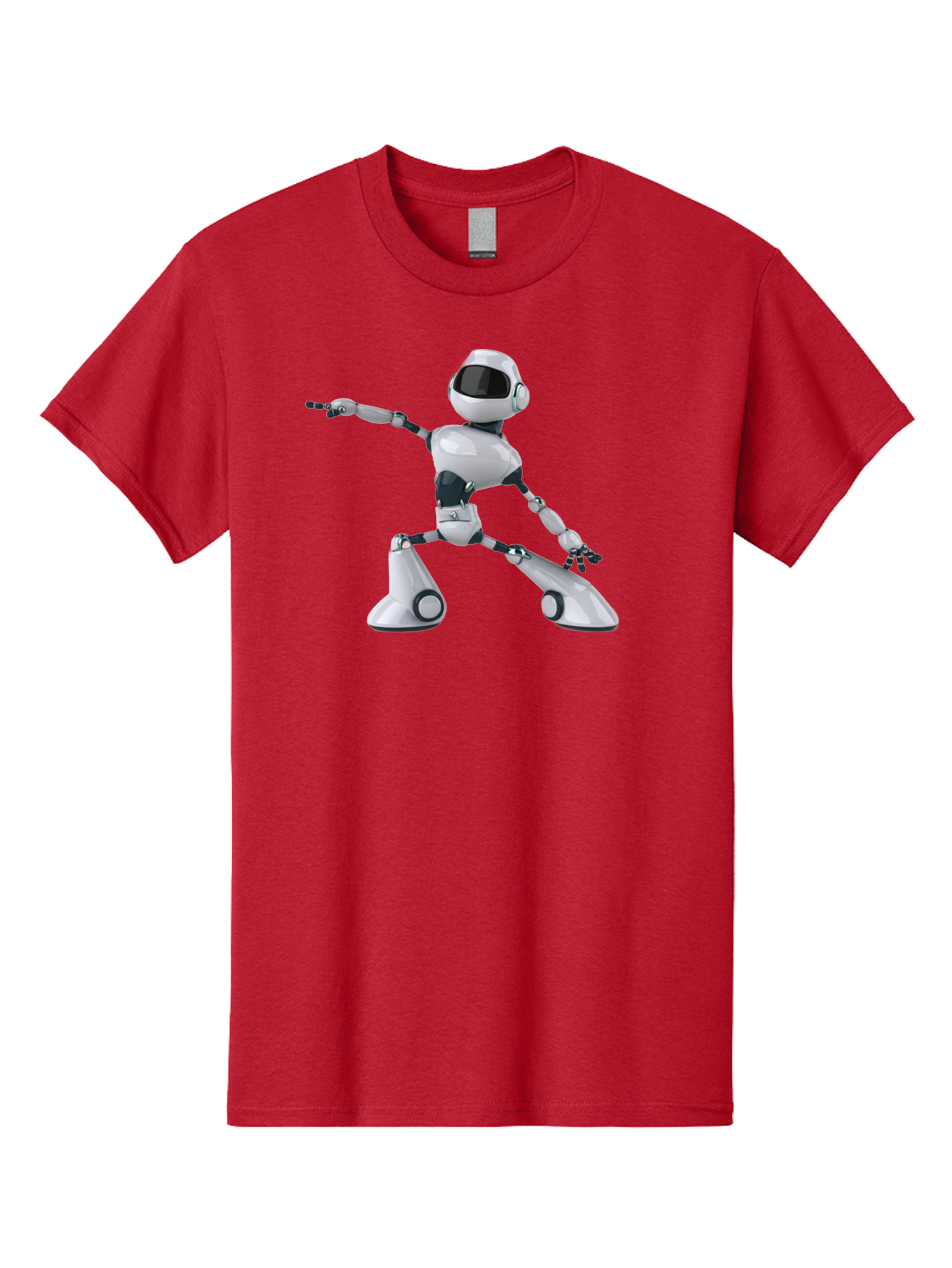 Dancing-Robot-1 Men'S Graphic Tee, 100% Cotton, Comfortable Casual Summer Wear, Machine Washable, Vintage Camera, Old Camera, Antique Camera, Black Camera, Classic Photography, Photography Equipment, Nostalgic Device, Film Camera, Camera Art Bay156