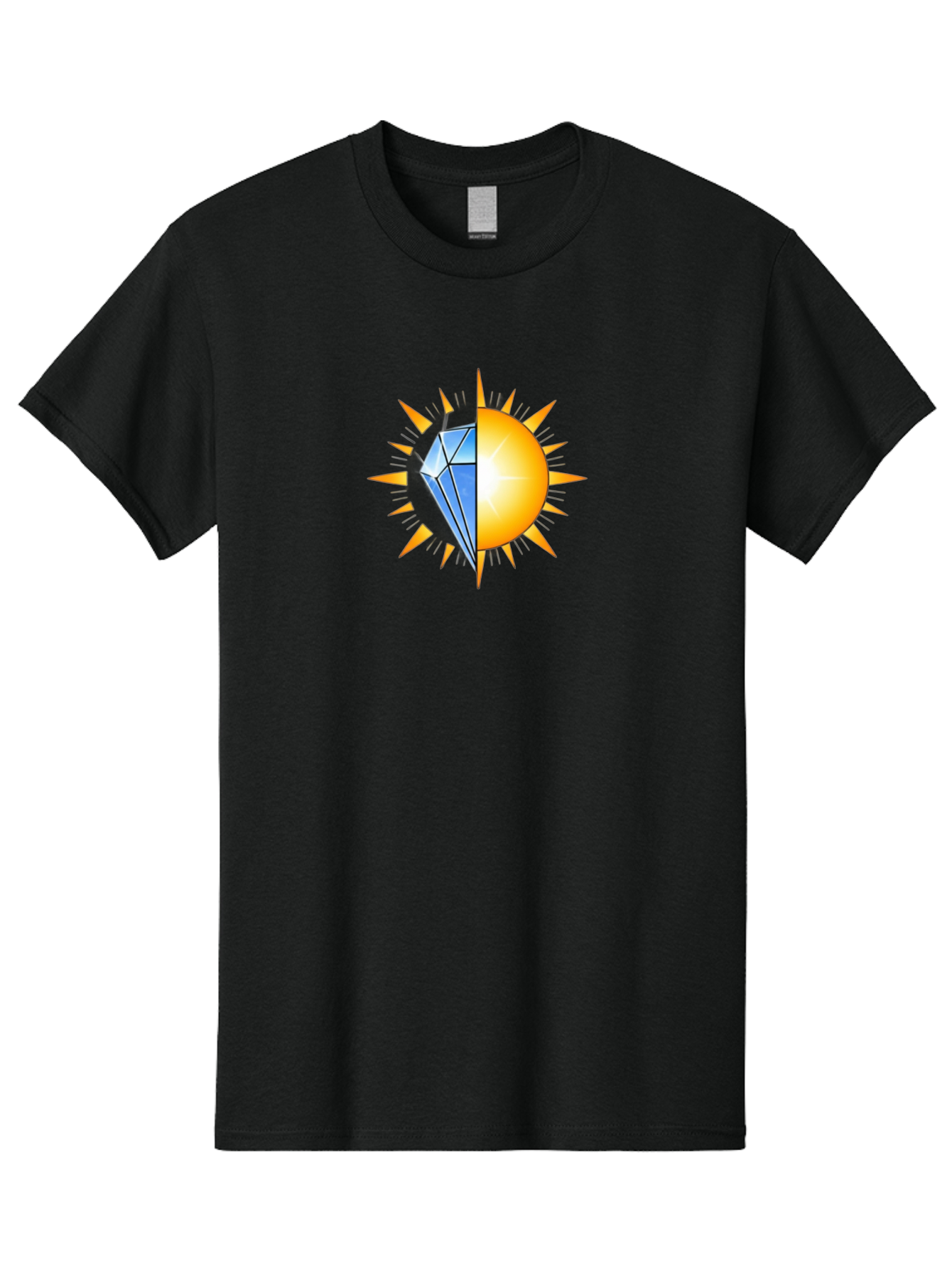 Diamond-Sun-1 Men'S Graphic Tee, 100% Cotton, Comfortable Casual Summer Wear, Machine Washable, Vintage Camera, Old Camera, Antique Camera, Black Camera, Classic Photography, Photography Equipment, Nostalgic Device, Film Camera, Camera Art Bay165