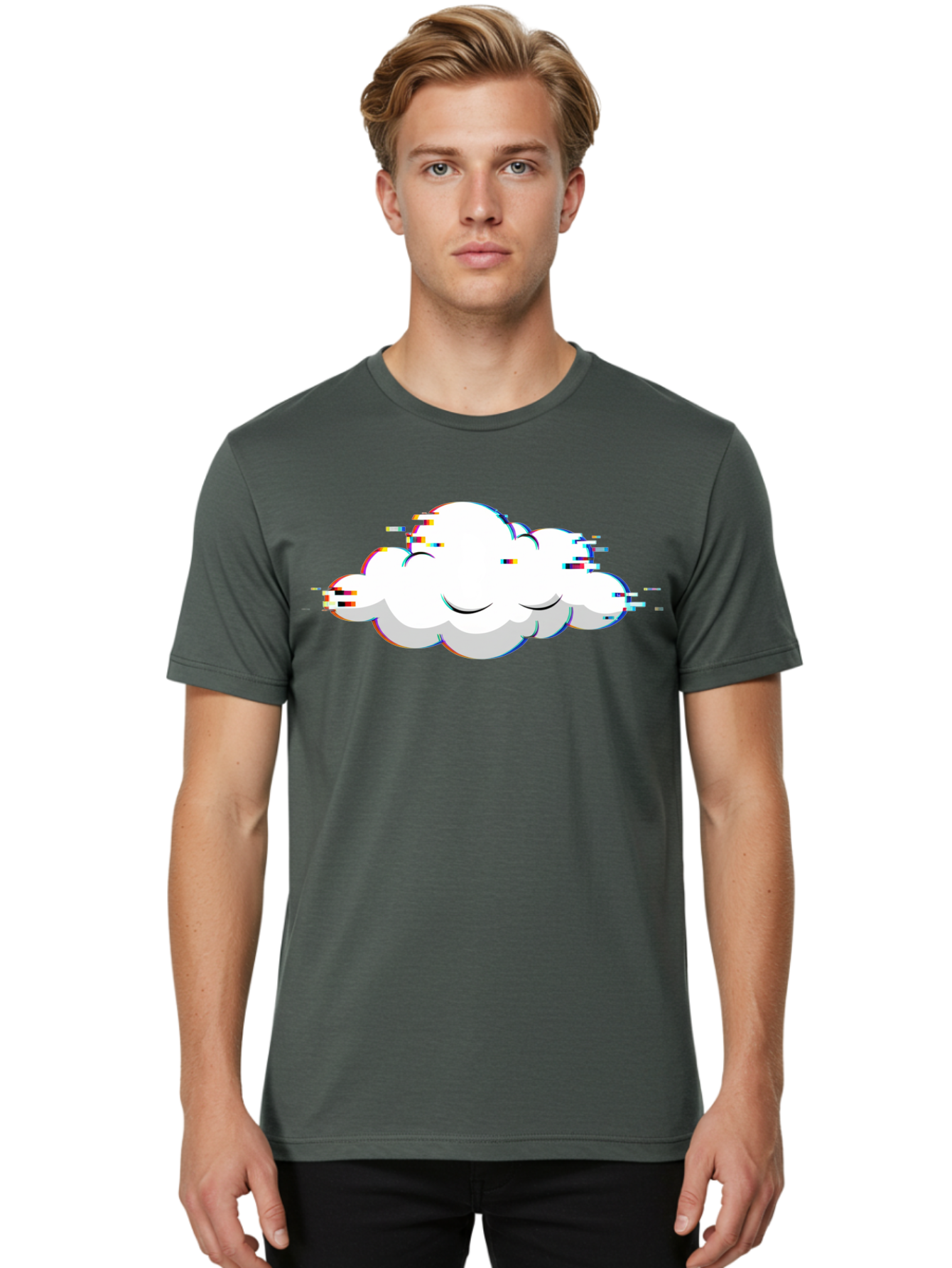 Distressed-Cloud Men'S Graphic Tee, 100% Cotton, Comfortable Casual Summer Wear, Machine Washable, Vintage Camera, Old Camera, Antique Camera, Black Camera, Classic Photography, Photography Equipment, Nostalgic Device, Film Camera, Camera Art Bay174 16