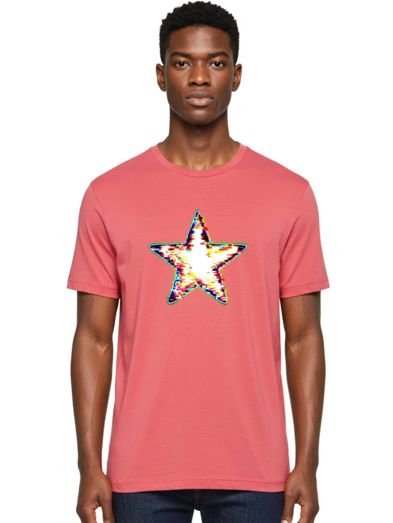 Distressed-Star Men'S Graphic Tee, 100% Cotton, Comfortable Casual Summer Wear, Machine Washable, Vintage Camera, Old Camera, Antique Camera, Black Camera, Classic Photography, Photography Equipment, Nostalgic Device, Film Camera, Camera Art Bay175 29