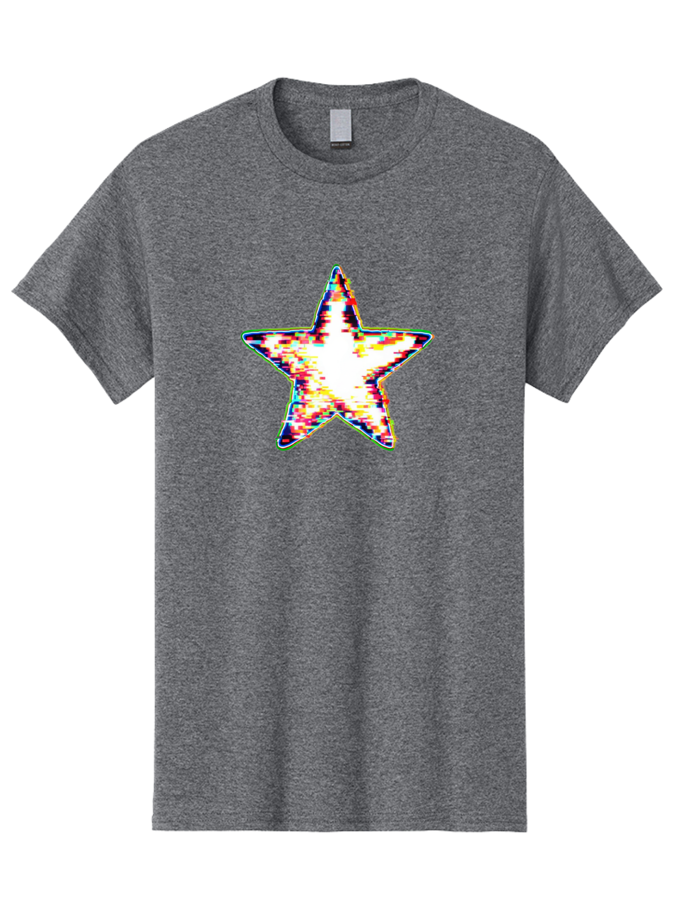 Distressed-Star Men'S Graphic Tee, 100% Cotton, Comfortable Casual Summer Wear, Machine Washable, Vintage Camera, Old Camera, Antique Camera, Black Camera, Classic Photography, Photography Equipment, Nostalgic Device, Film Camera, Camera Art Bay175