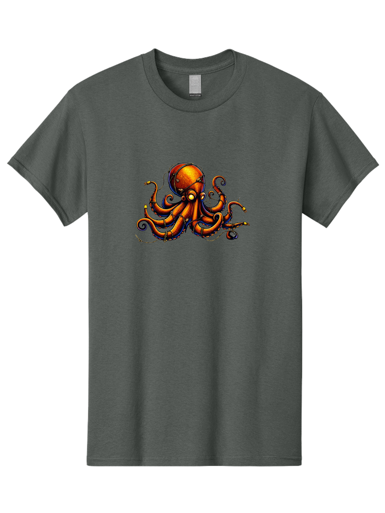 Diving-Octopus Men'S Graphic Tee, 100% Cotton, Comfortable Casual Summer Wear, Machine Washable, Vintage Camera, Old Camera, Antique Camera, Black Camera, Classic Photography, Photography Equipment, Nostalgic Device, Film Camera, Camera Art Bay176 11