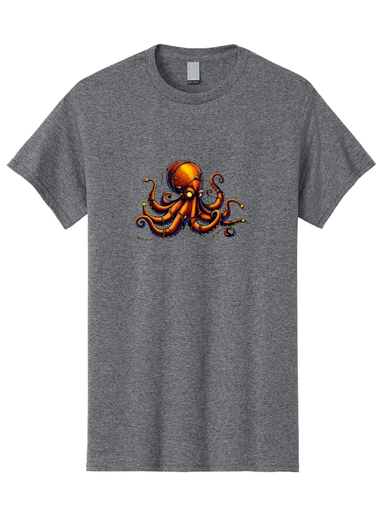 Diving-Octopus Men'S Graphic Tee, 100% Cotton, Comfortable Casual Summer Wear, Machine Washable, Vintage Camera, Old Camera, Antique Camera, Black Camera, Classic Photography, Photography Equipment, Nostalgic Device, Film Camera, Camera Art Bay176 10