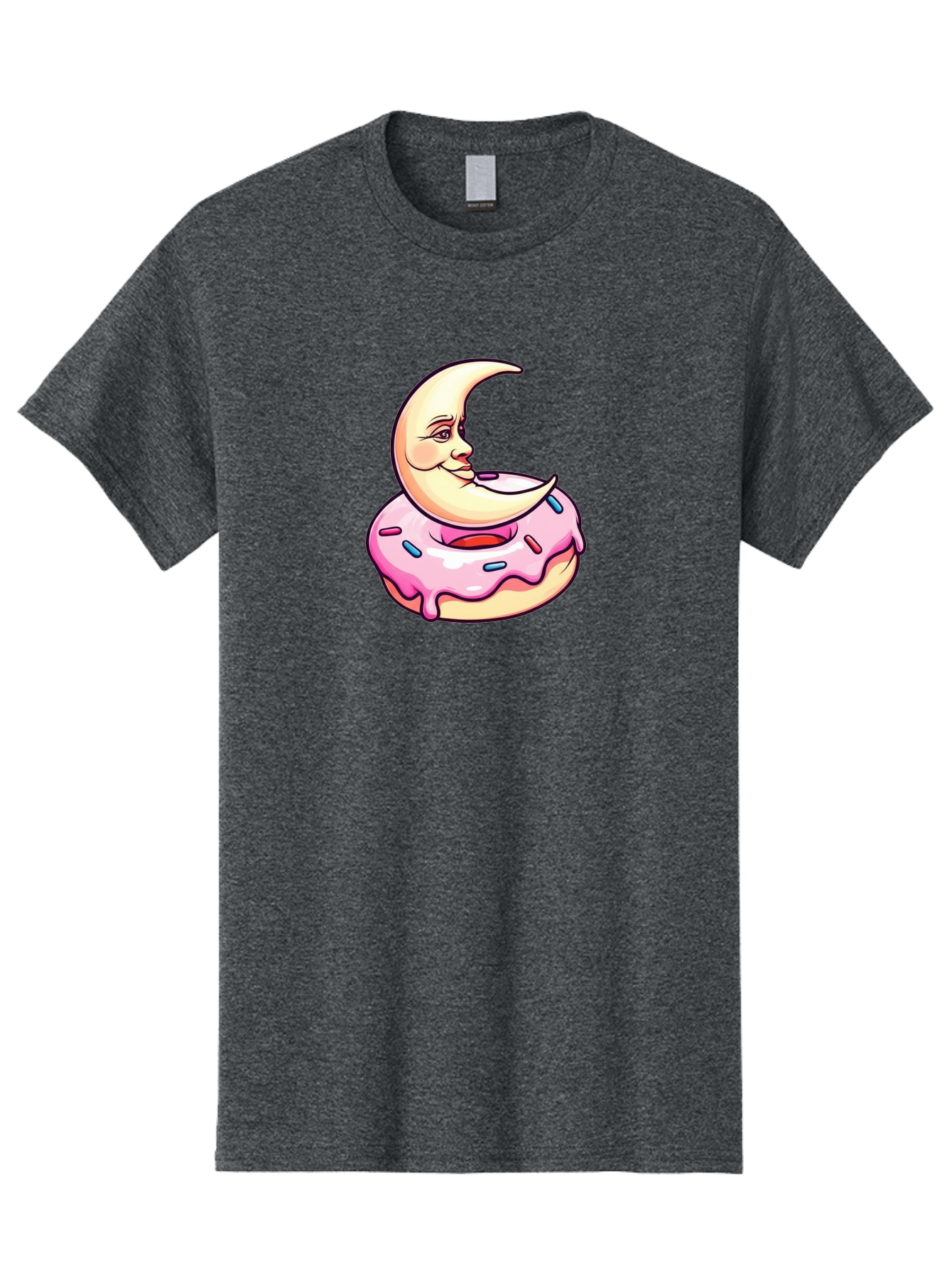 Donut-Moon Men'S Graphic Tee, 100% Cotton, Comfortable Casual Summer Wear, Machine Washable, Vintage Camera, Old Camera, Antique Camera, Black Camera, Classic Photography, Photography Equipment, Nostalgic Device, Film Camera, Camera Art Bay180 6