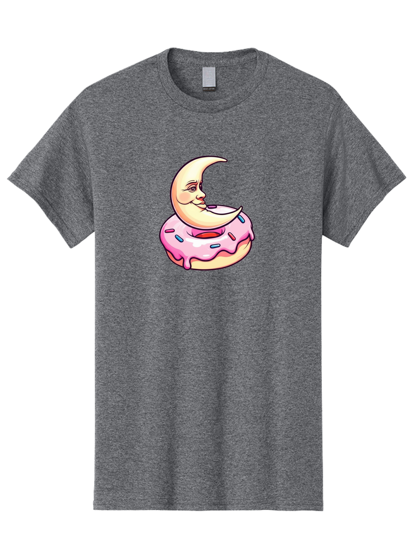 Donut-Moon Men'S Graphic Tee, 100% Cotton, Comfortable Casual Summer Wear, Machine Washable, Vintage Camera, Old Camera, Antique Camera, Black Camera, Classic Photography, Photography Equipment, Nostalgic Device, Film Camera, Camera Art Bay180 5