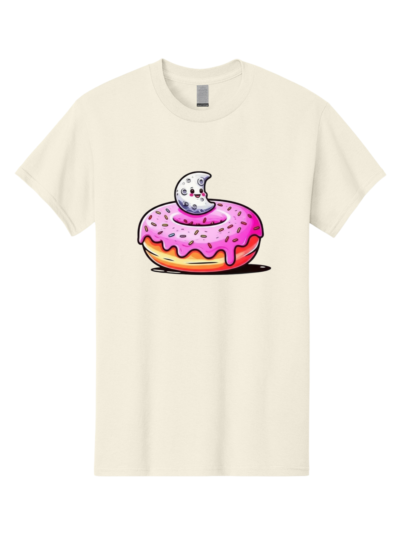 Donut-With-Moon Men'S Graphic Tee, 100% Cotton, Comfortable Casual Summer Wear, Machine Washable, Vintage Camera, Old Camera, Antique Camera, Black Camera, Classic Photography, Photography Equipment, Nostalgic Device, Film Camera, Camera Art Bay181 14