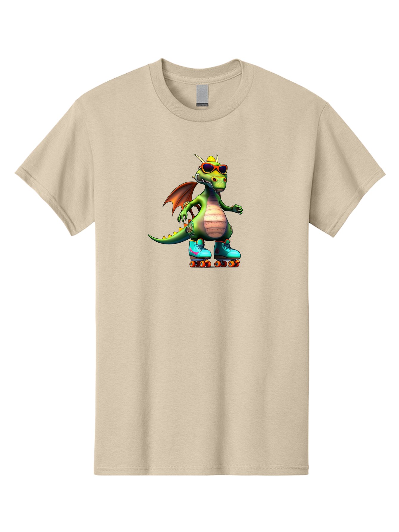 Dragon-On-Rollerskates-2 Men'S Graphic Tee, 100% Cotton, Comfortable Casual Summer Wear, Machine Washable, Vintage Camera, Old Camera, Antique Camera, Black Camera, Classic Photography, Photography Equipment, Nostalgic Device, Film Camera, Bay199 15